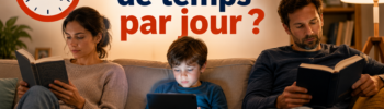 Temps d'exposition aux enfants devant les écrans.